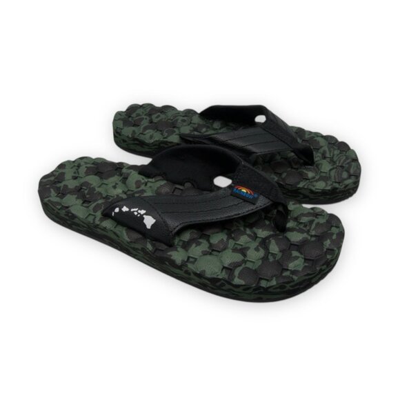 Rainbows Holoholo Gerry Lopez Dynamic Density Rubber Signature Mens Sandal New! main image 4